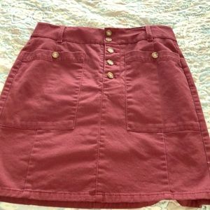 Button up casual skirt